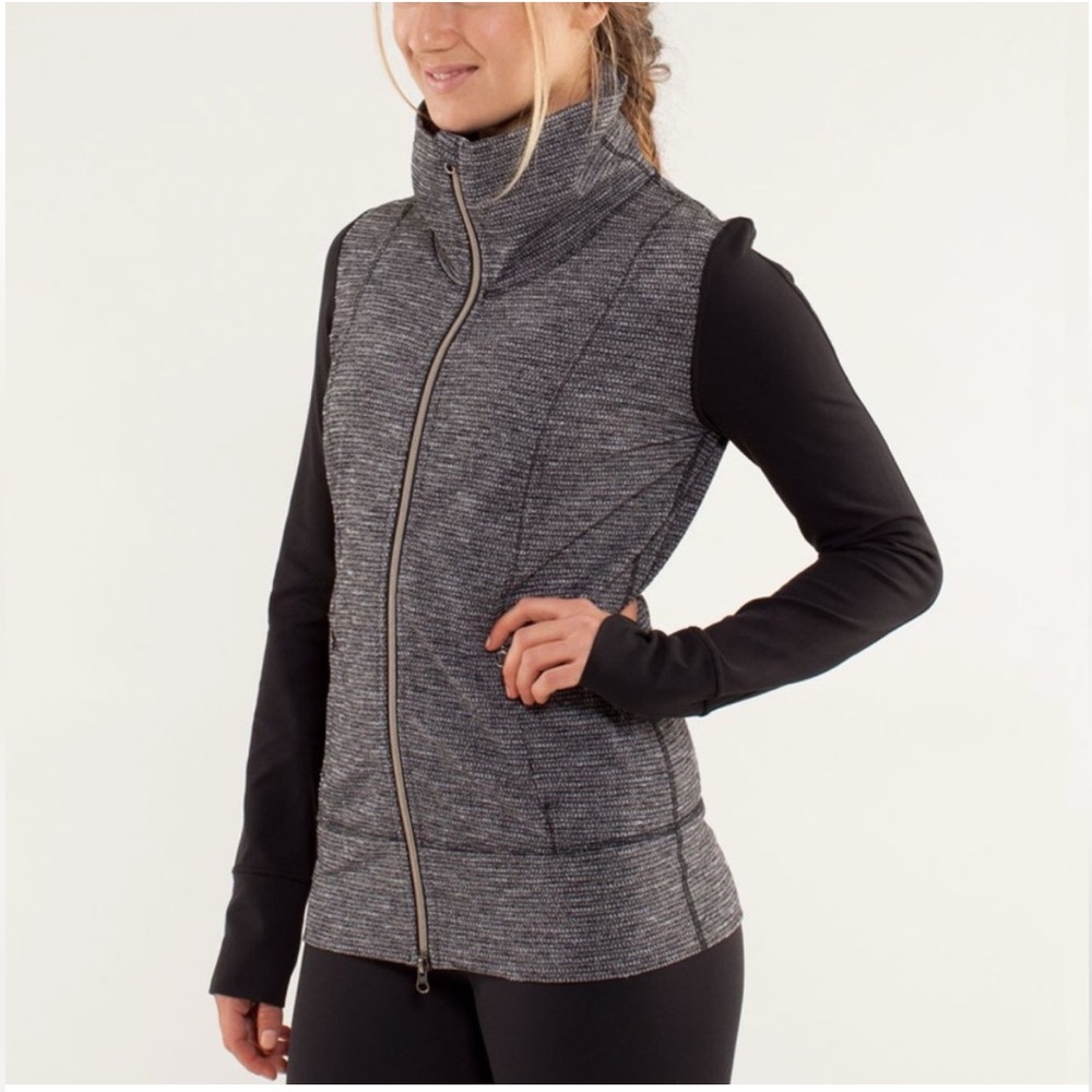 lululemon athletica Gray and Black Jacket